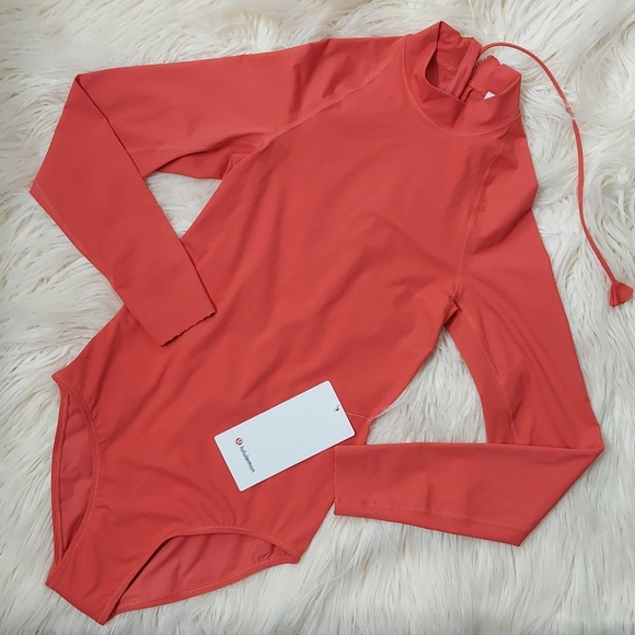 NWT Lululemon Will the Wave LS Med 1-piece